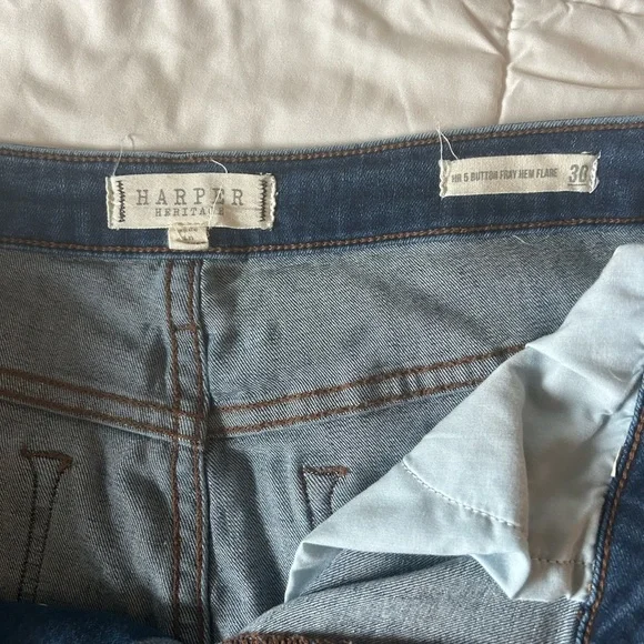 Harper Flared Denim Jeans - Picture 3 of 4